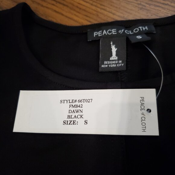 BNWT Peace of Cloth Dawn Hi-Low Crew - Faux Suede Sz Small - Picture 5 of 8